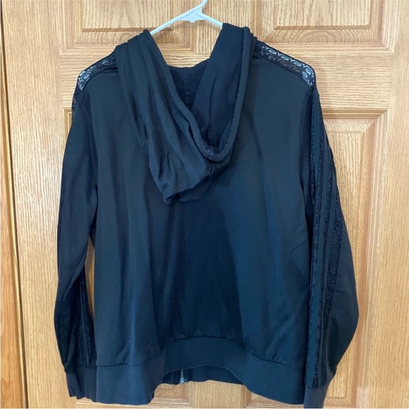 Adidas Black Full-Zip Hoodie - Picture 4 of 4